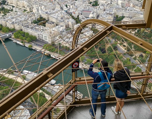 Visitatori in vetta